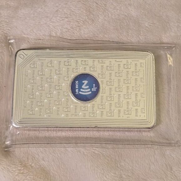 O2 MINT D 10 OZ .999 FINE BUFFALO SILVER BAR W/ TAMPER-PROOF NFC MICROCHIP - Picture 3 of 3